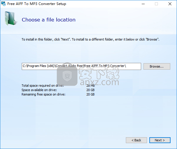 Free AIFF To MP3 Converter(AIFF转MP3工具) 