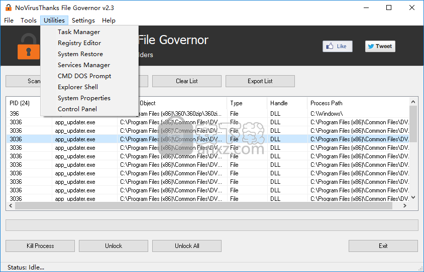 NoVirusThanks File Governor(系统文件解锁软件)