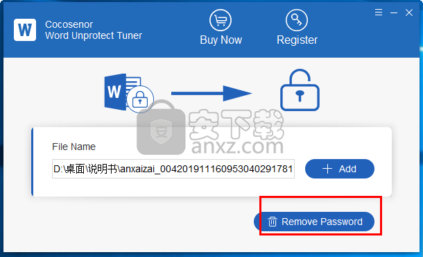 Cocosenor Word Unprotect Tuner(word密码解除工具)