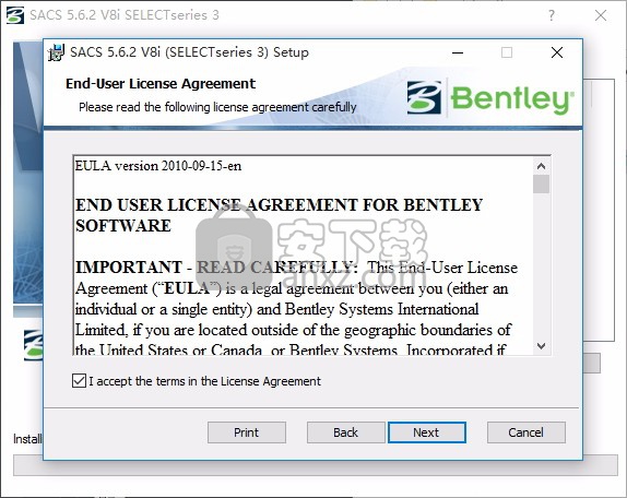 Bentley SACS