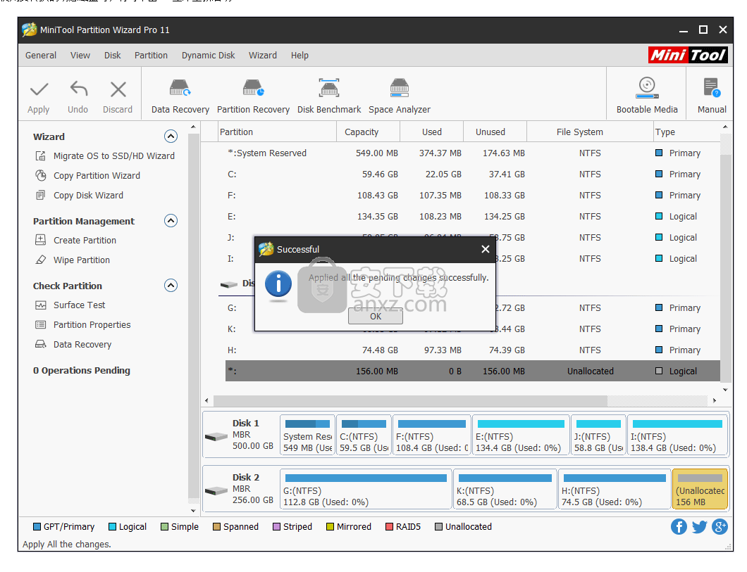 MiniTool Partition Wizard Technician(磁盘分区管理软件)