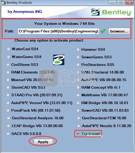 Bentley SACS