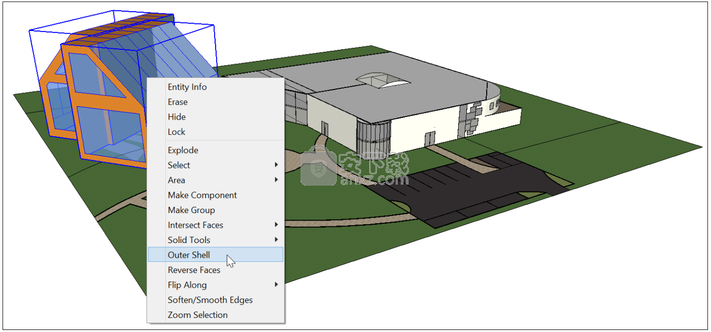 sketchup pro 2020中文破解版,草圖大師2020下載 v20.0.