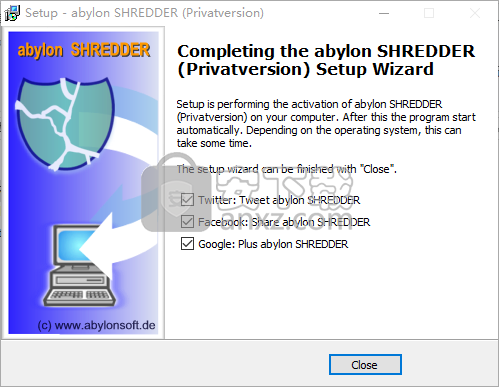 abylon SHREDDER(安全删除数据)