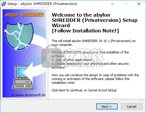 abylon SHREDDER(安全删除数据)