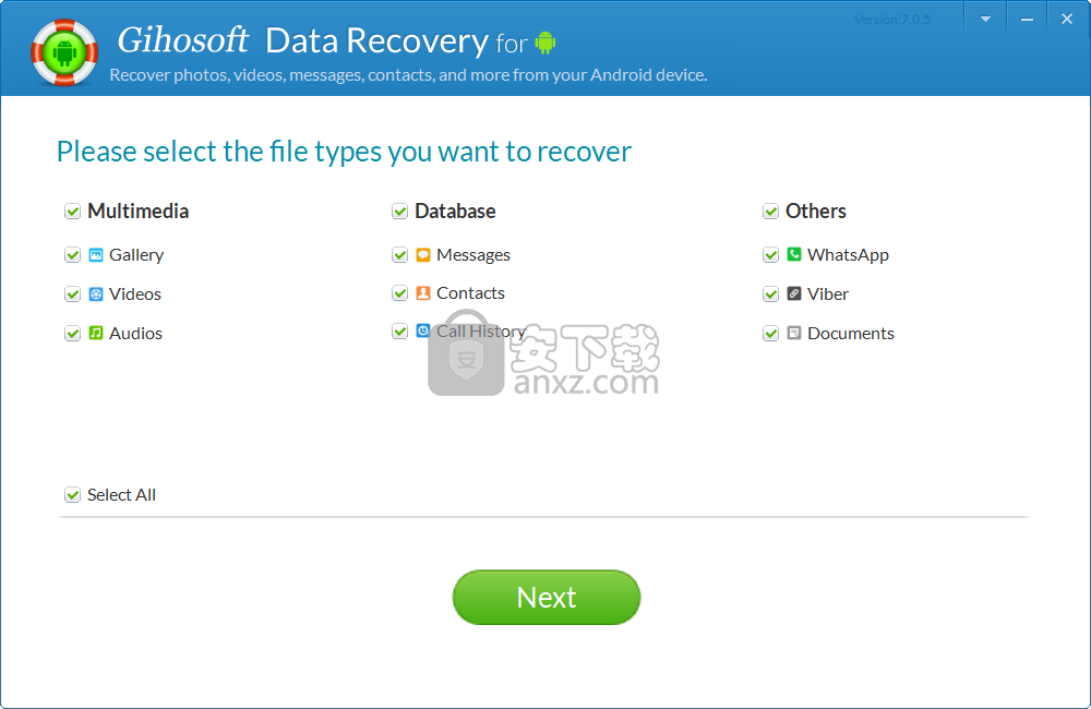 Gihosoft Free Android Data Recovery(安卓数据恢复软件)