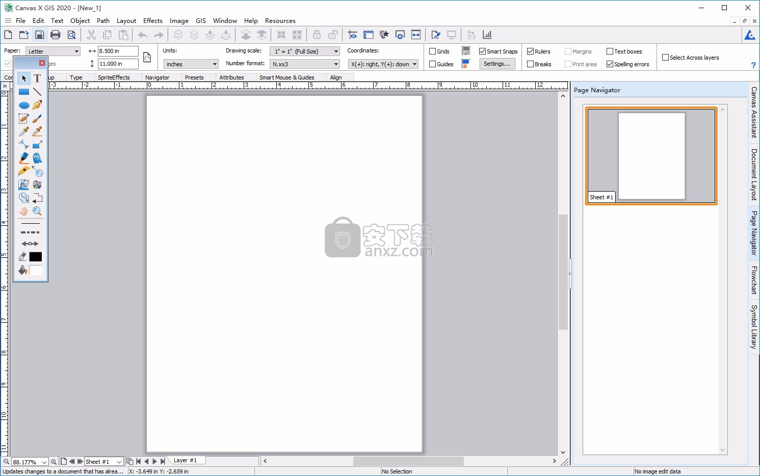 Canvas X GIS 2020(平面矢量绘制工具)