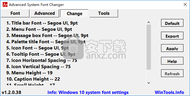 Advanced System Font Changer(系统字体更换工具)