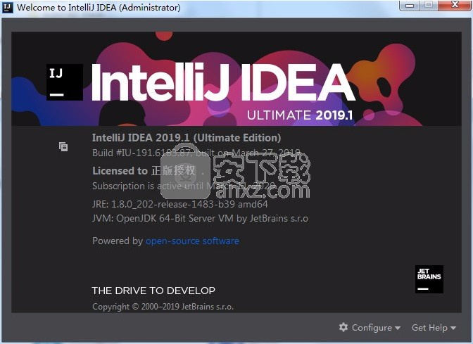 intellij idea Ultimate 2019.3.3中文