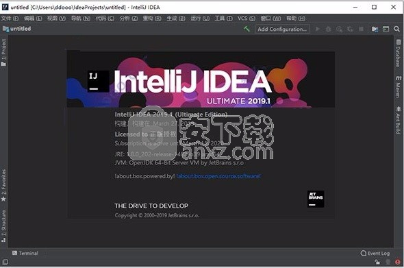 intellij idea Ultimate 2019.3.3中文