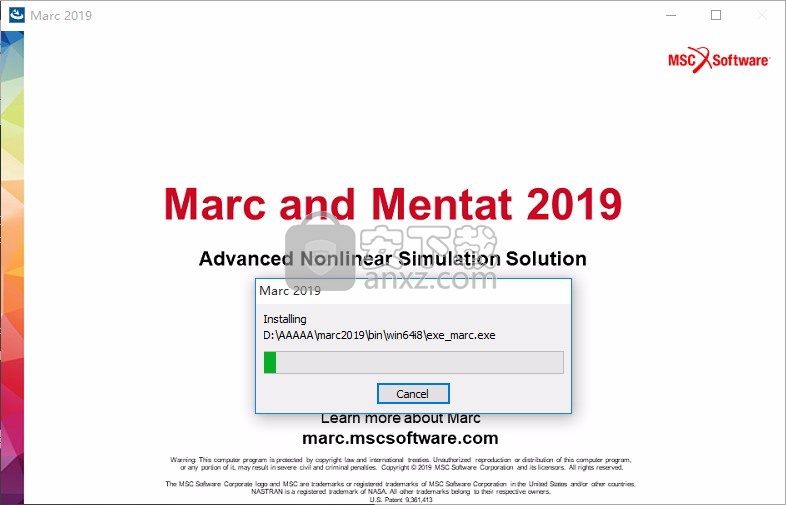 msc marc 2019 64位中文