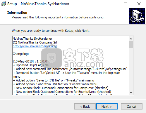 SysHardener(windows禁用规则功能工具)