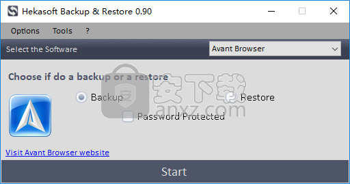 浏览器书签备份(Hekasoft Backup & Restore)