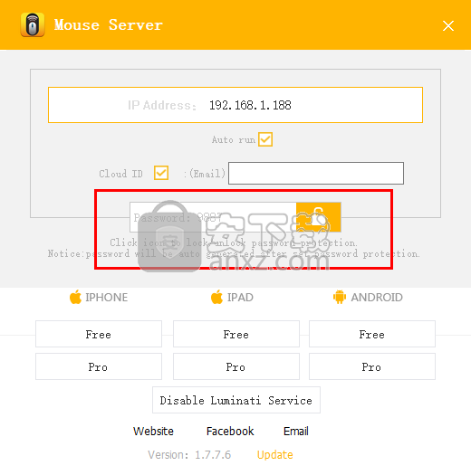 Mouse Server(手机控制电脑软件)