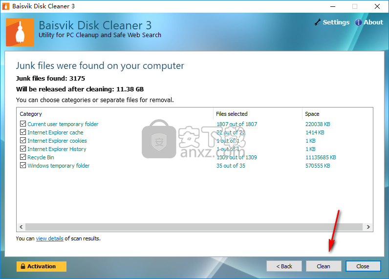 Baisvik Disk Cleaner(磁盘清理工具)