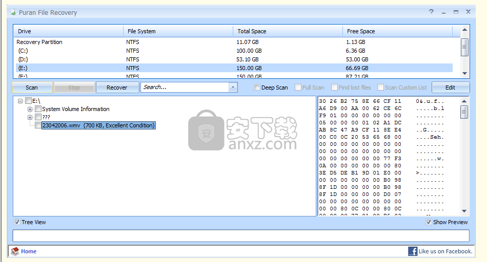 puran file recovery(文件恢复软件)