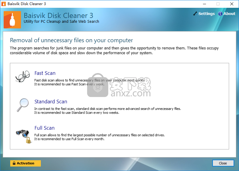 Baisvik Disk Cleaner(磁盘清理工具)