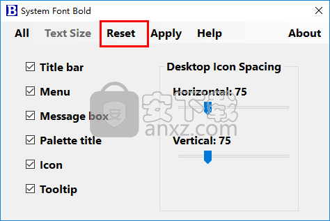 System Font Bold(系统字体设置软件)