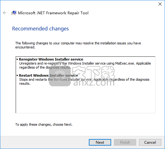 .NET Framework Repair Tool(.net framework修复工具)