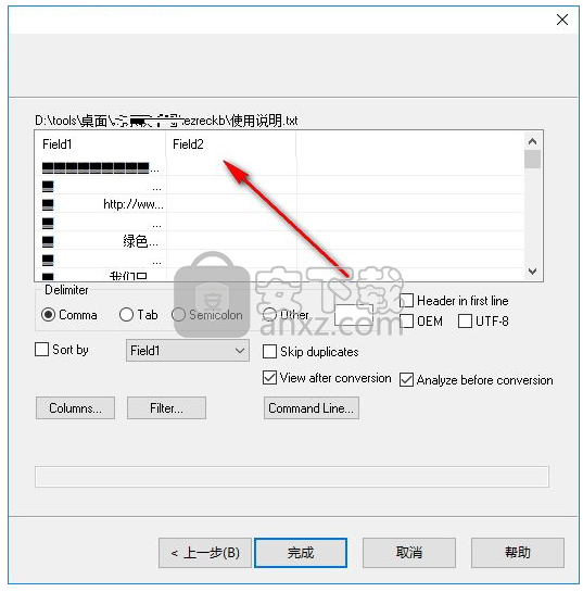 Advanced CSV Converter(csv格式转换器)