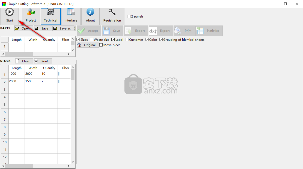 Simple Cutting Software X(材料切割优化软件)