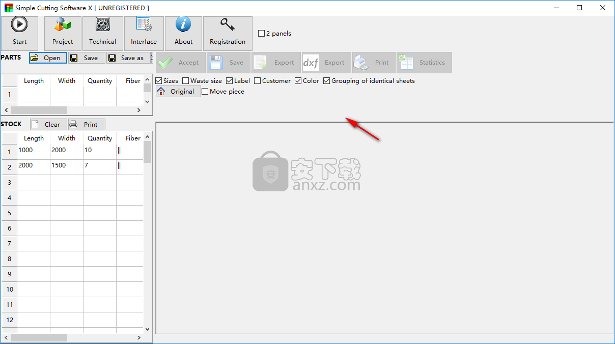 Simple Cutting Software X(材料切割优化软件)