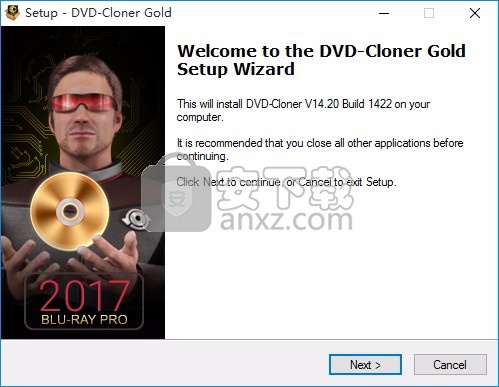 dvd cloner gold 2017(DVD和蓝光复制刻录软件)