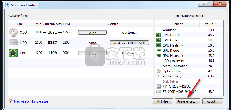 Macs Fan Control(电脑风扇控制软件)