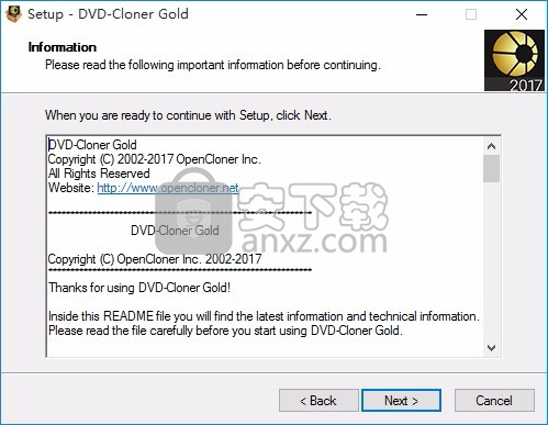 dvd cloner gold 2017(DVD和蓝光复制刻录软件)