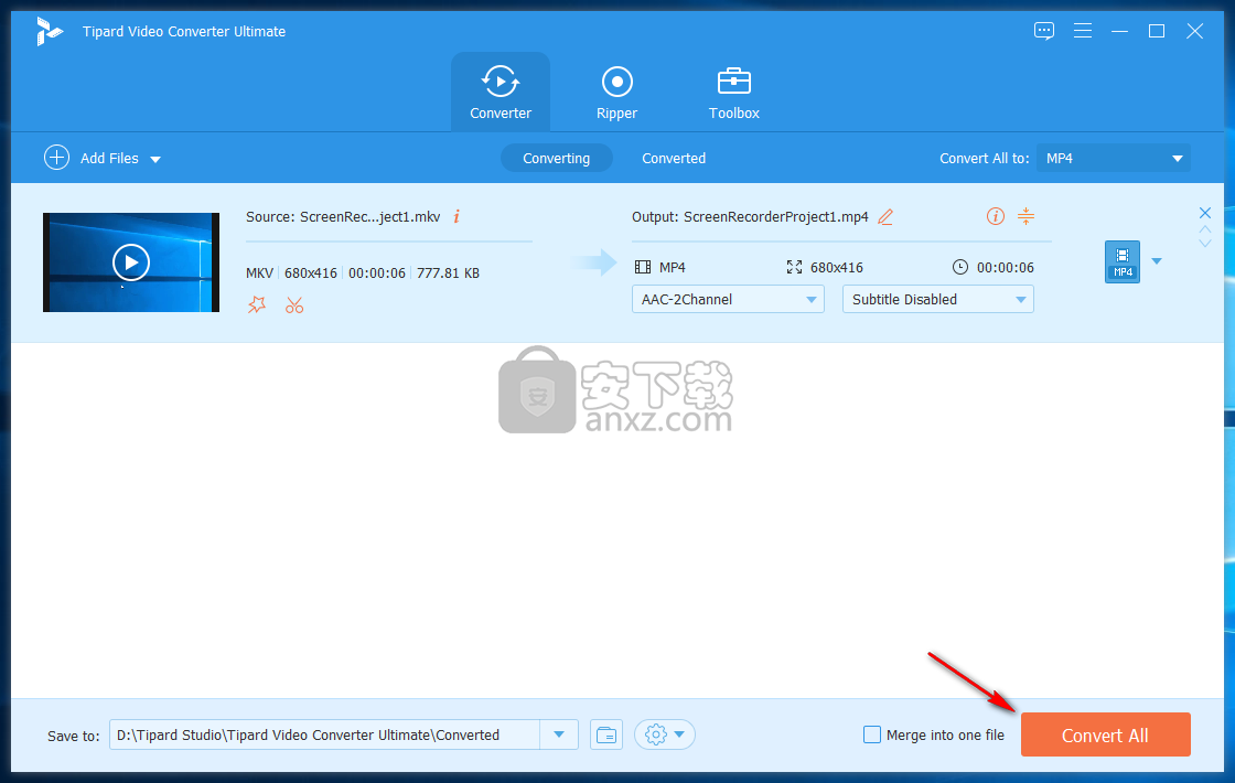 Tipard Video Converter Ultimate(万能视频转换器)