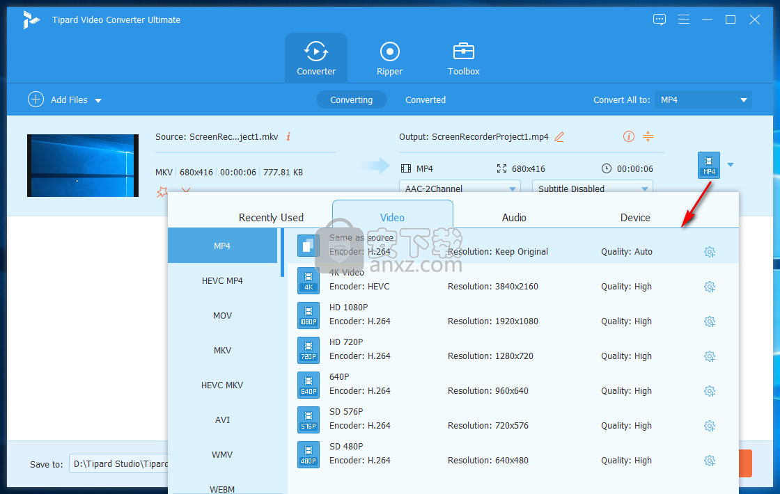 Tipard Video Converter Ultimate(万能视频转换器)