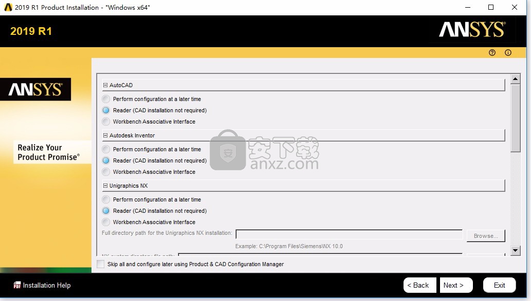 ansys products 2019 r1 64位中文破解版