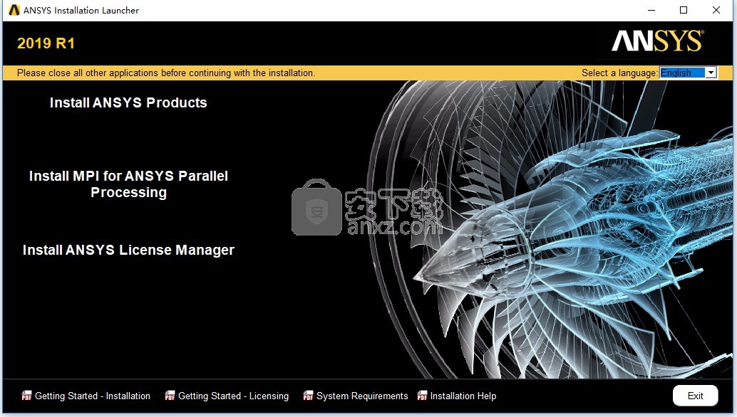 ansys products 2019 r1 64位中文破解版