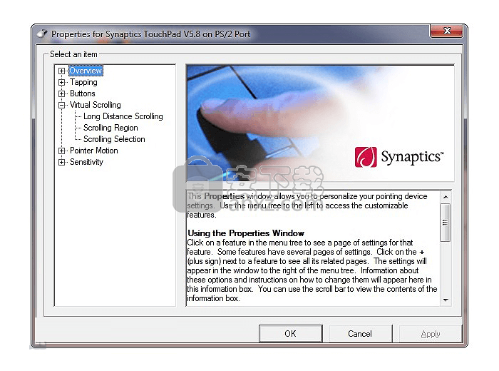 Synaptics Touchpad Driver(Synaptics触摸板驱动器)