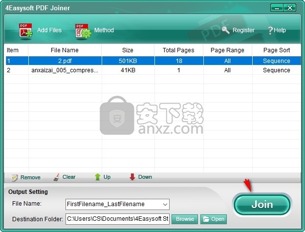 4Easysoft PDF joiner(PDF合并工具)