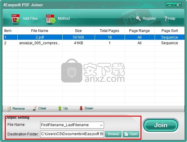 4Easysoft PDF joiner(PDF合并工具)