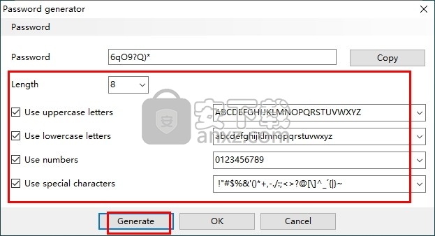 Alternate Password Generator(随机密码生成器)