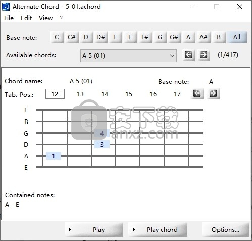 Alternate Chord(乐谱和弦软件)