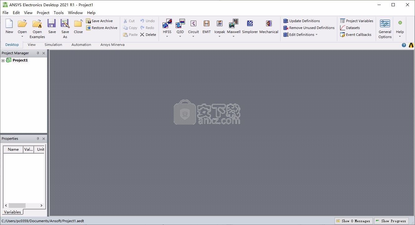 ANSYS Electronics Suite 2021 R1