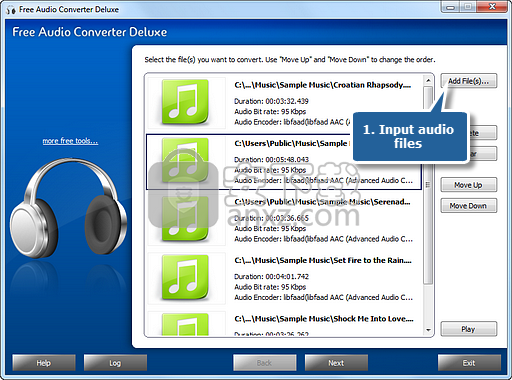 Free Audio Converter Deluxe(多功能音频转换器)