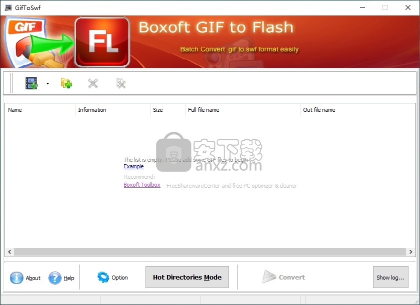 Boxoft GIF To Flash(GIF转Flash转换器)