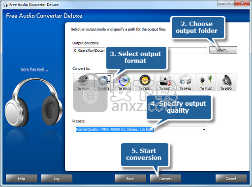 Free Audio Converter Deluxe(多功能音频转换器)