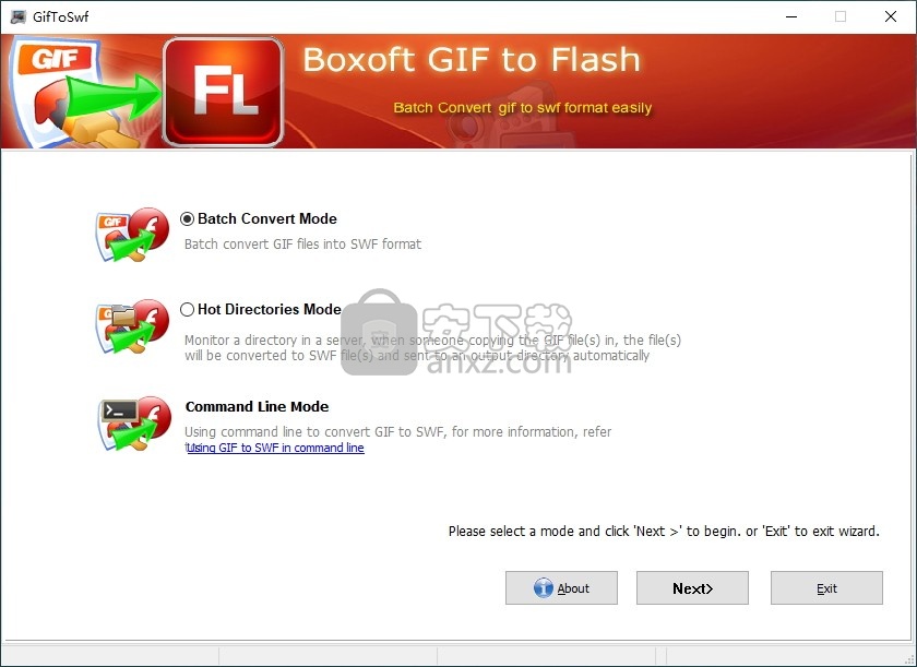 Boxoft GIF To Flash(GIF转Flash转换器)