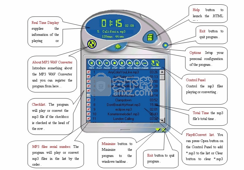 MP3 WAV Converter(MP3与WAV转换器)