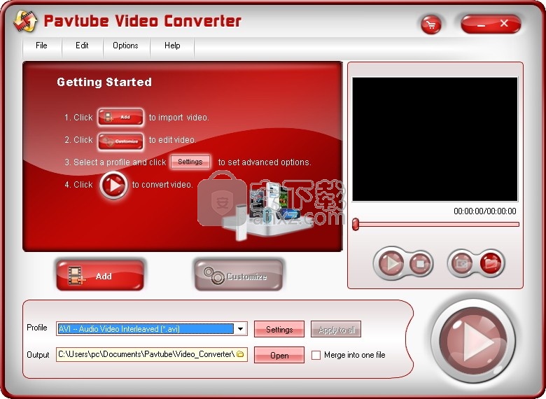 Pavtube Video DVD Converter(DVD视频转换与刻录工具)