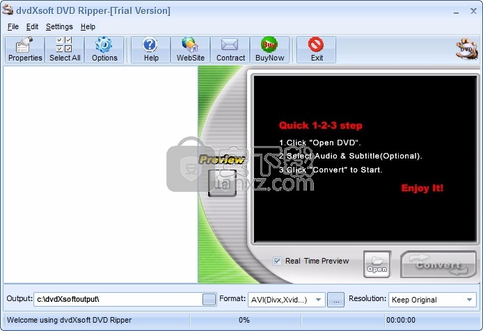 dvdXsoft DVD Ripper(DVD视频转换与翻录工具)