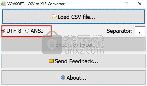 CSV to XLS Converter(CSV转XLS转换器)