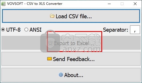 CSV to XLS Converter(CSV转XLS转换器)