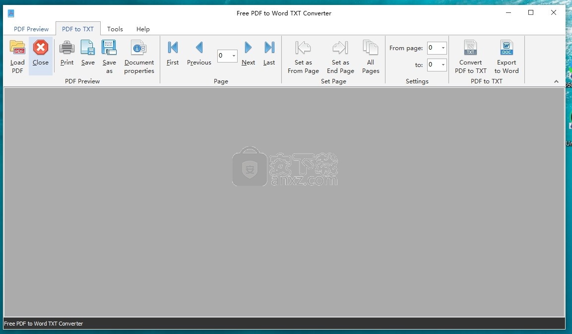 Free PDF to Word TXT Converter(免费PDF转Word/TXT转换器)