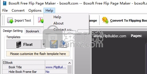 Boxoft Free Flip Page Maker(电子书制作软件)